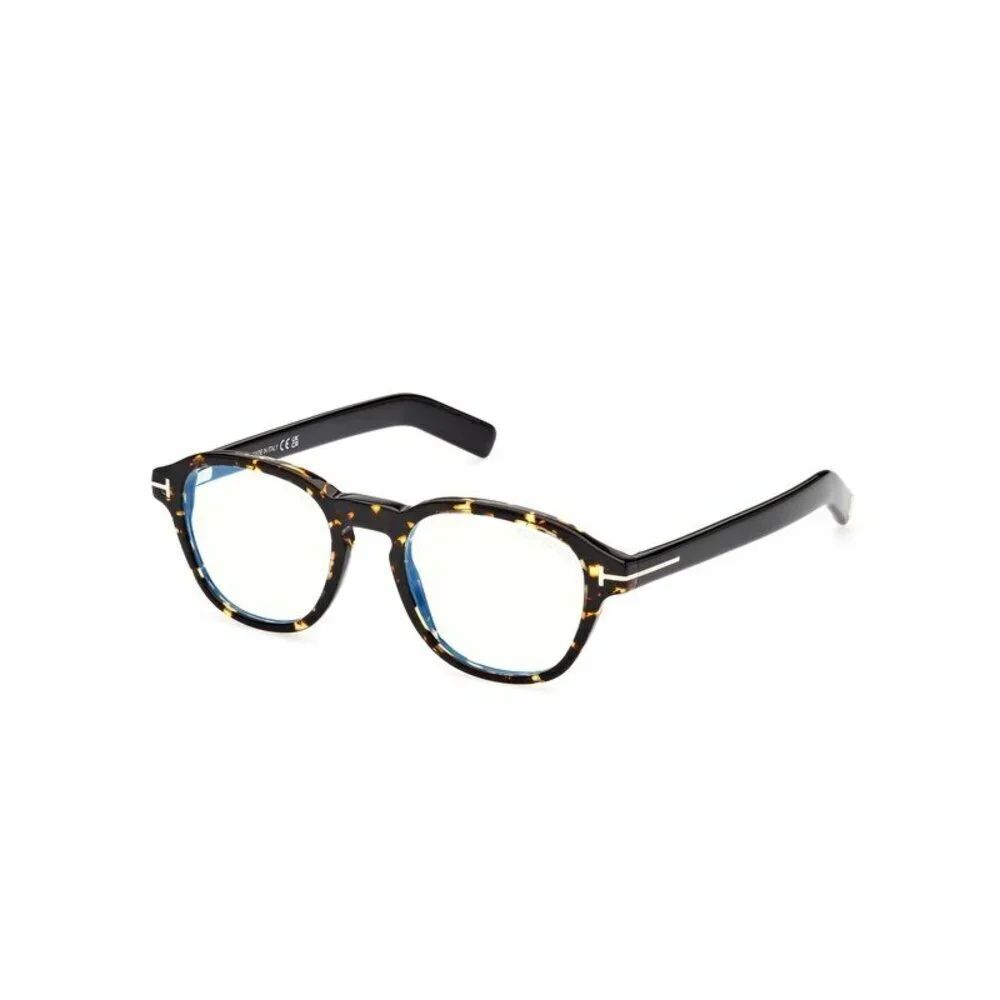 NWT Tom Ford FT5821-B Coloured Havana Round 49mm Eyeglasses